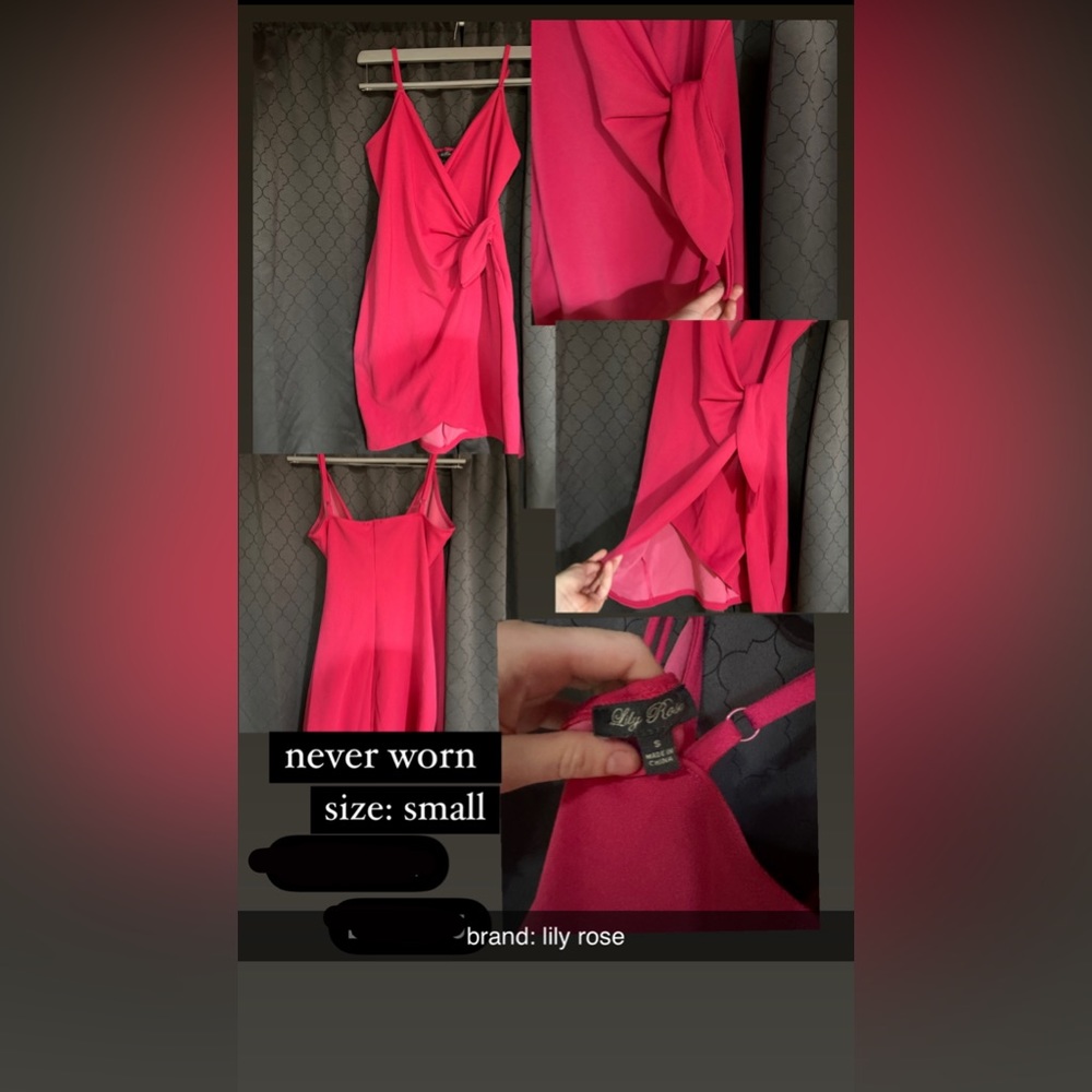 lily rose. homecoming dress. never worn